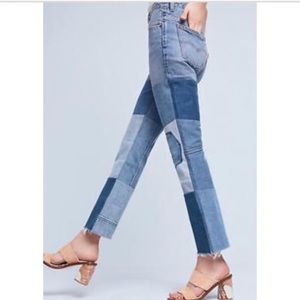 Levi 517 patch work jeans!